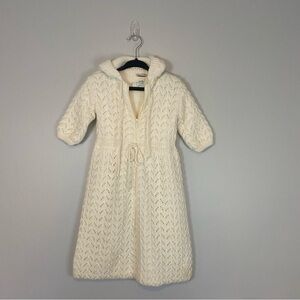 Vintage B. Altmanelo Cream Knit Baby Sleeper